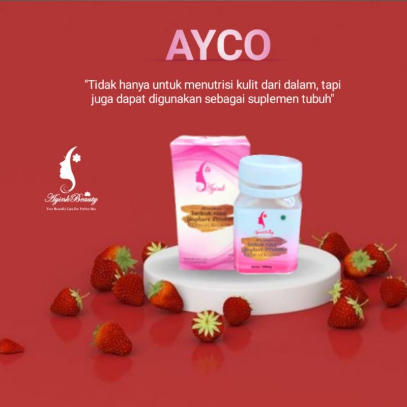 

TERLARIS - AYCO MINUMAN SERBUK COLLAGEN - MENCERAHKAN SELURUH TUBUH - MERATAKAN WARNA KULIT - MELEMBABKAN KULIT - MENURUNKAN BERAT BADAN - MENINGKATKAN DAYA TAHAN TUBUH - BPOM