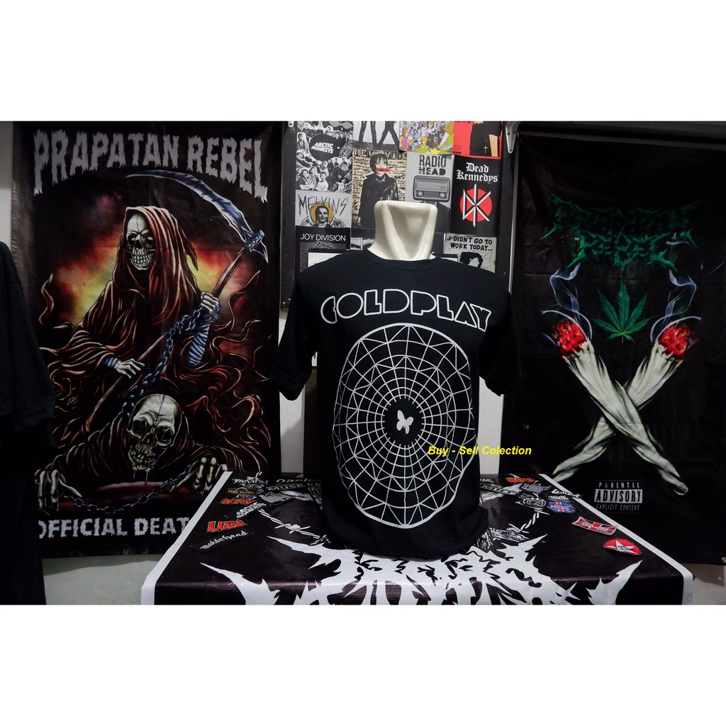 Kaos musik COLDPLAY - Kaos distro support brand lokal - Heaven and Hell