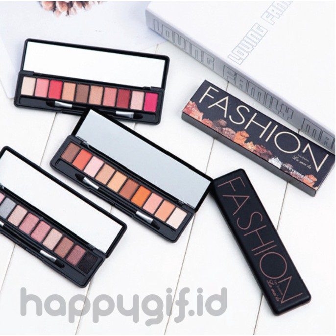 LAMEILA Eyeshadow Fashion Matte Pallet Korean Style Makeup 10 Warna LA037