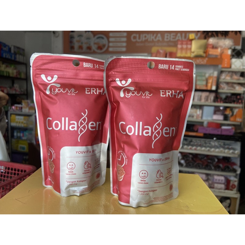 &lt;ii.ex&gt; Youvit x Erha Collagen 1 Pouch isi 14 Gummies