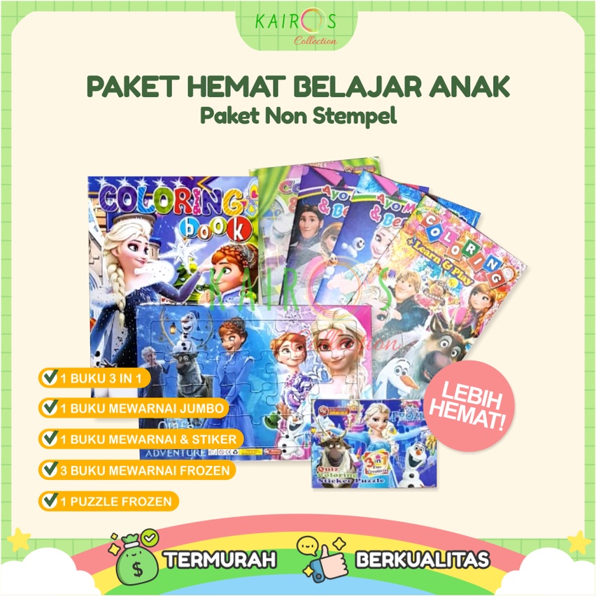 Paket Hemat Aktivitas Edukasi Anak Frozen Lovers