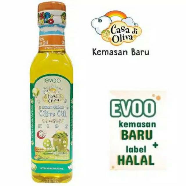 Evoo ( Extra Virgin Olive Oil) Casa di Oliva - FREE BUBBLE WRAP GARANSI JIKA BARANG RUSAK /Makanan bayi