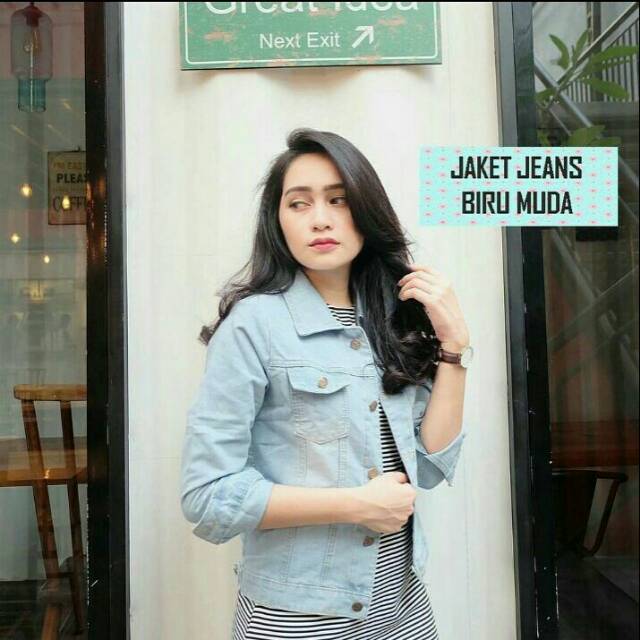 NYAMAN HALUS LEMBUT ADEM BUAT COCOK Jaket  jeans  cewek 