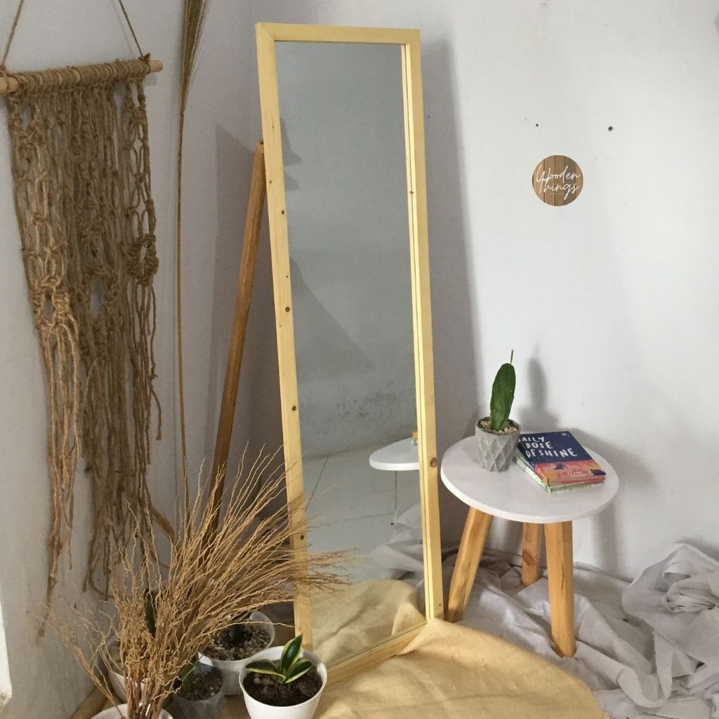 Standing Mirror Full Body Khusus Pengiriman Dalam Kota Wilayah Makassar
