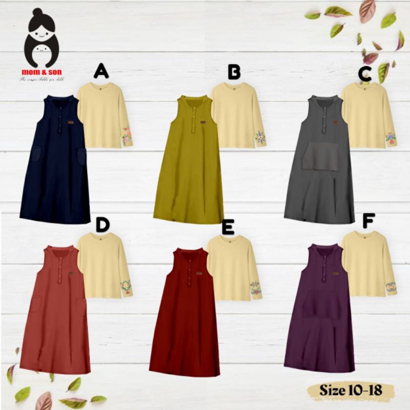 Set Overall Toyobo | Baju Remaja |