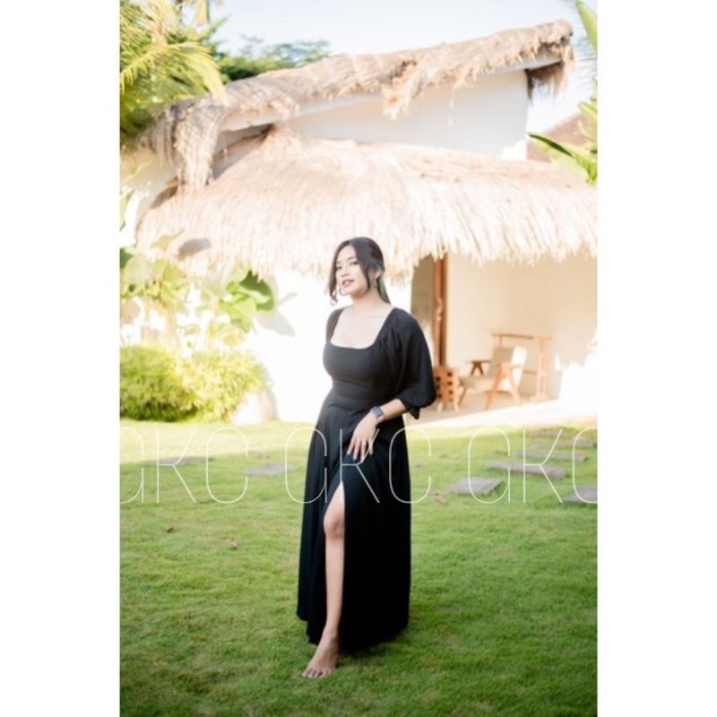 Jual Elza Dres Jumbo Dress Jumbo Wanita Dress Big Size Dress Korea