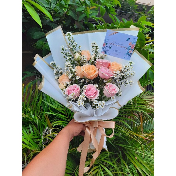 

buket bunga mawar surabaya - ove florist