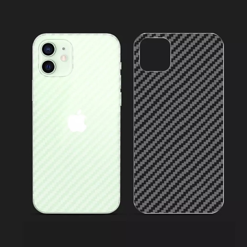 Carbon Skin Back Case Iphone Anti Scratch For 6s 7 8+ SE XR XS 11 Pro 12 Mini 13 ProMax