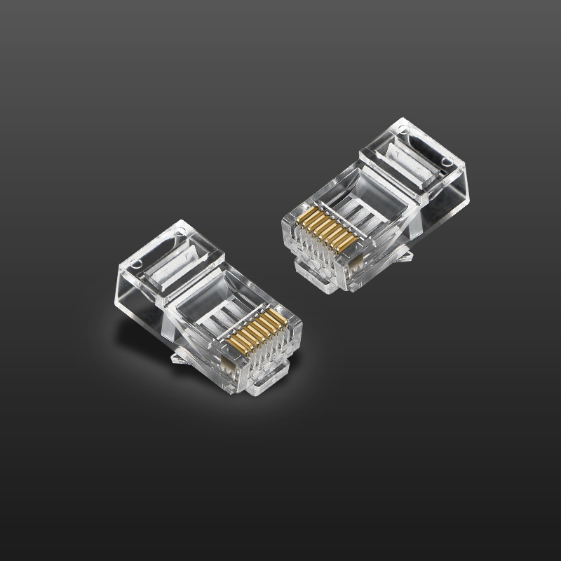 Konektor Rj45 Lan Cat.5E &amp; Cat.6E (isi 50pcs)