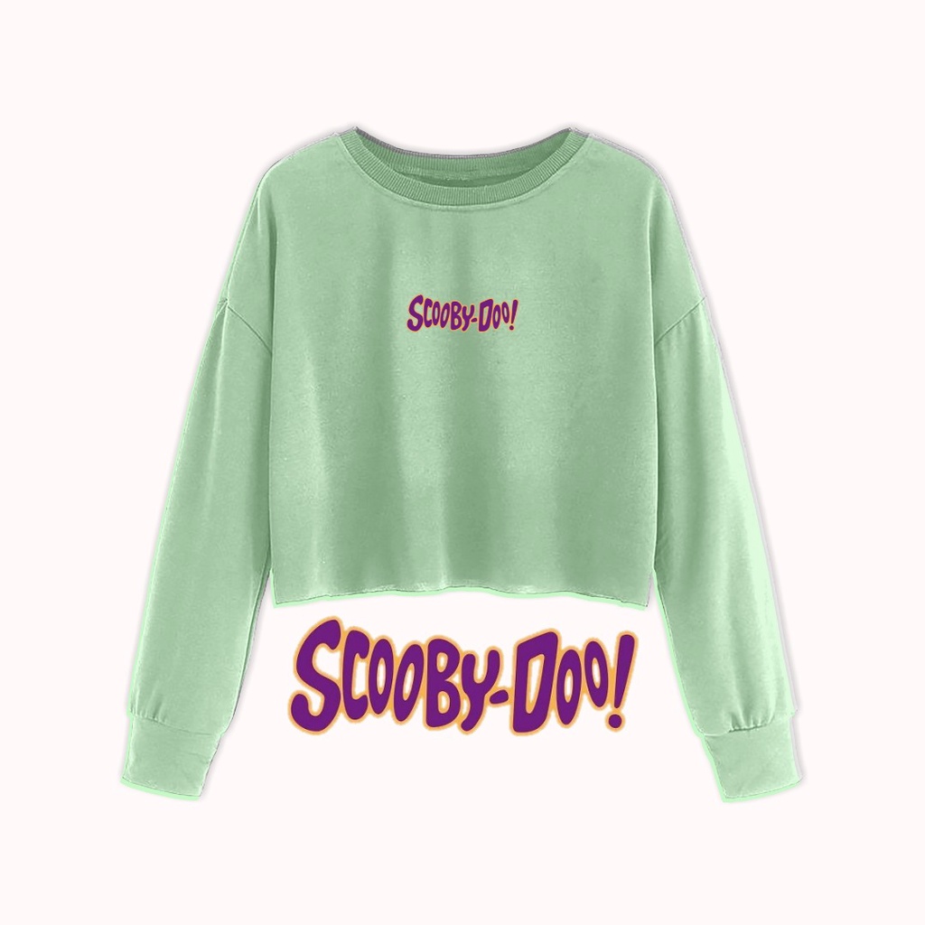 SWEATER CROP SCOOBY DOO WANITA ANAIRAOFFICIAL