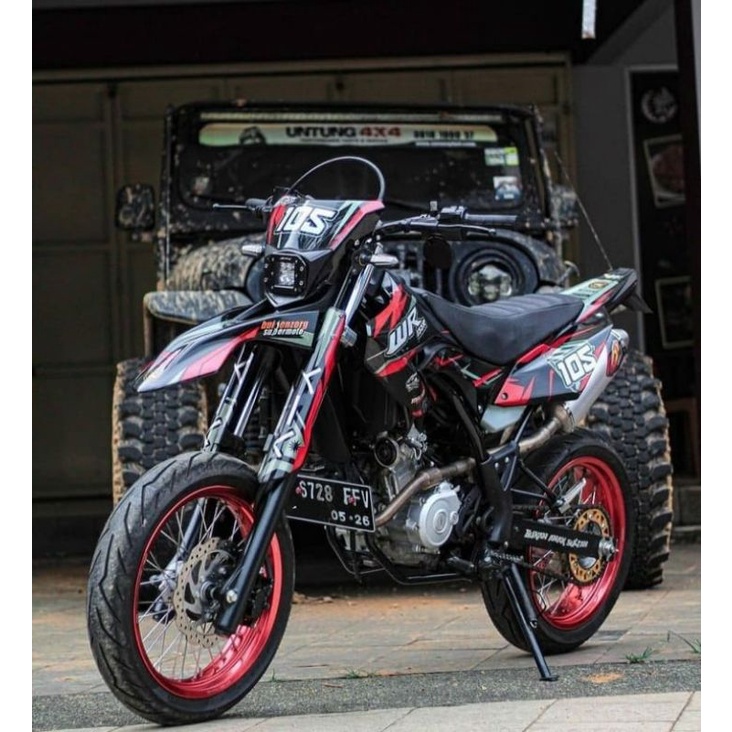 Sticker Decal WR155 Full Body Variasi Decal WR Supermoto Aksesoris Sticker Decal Motor