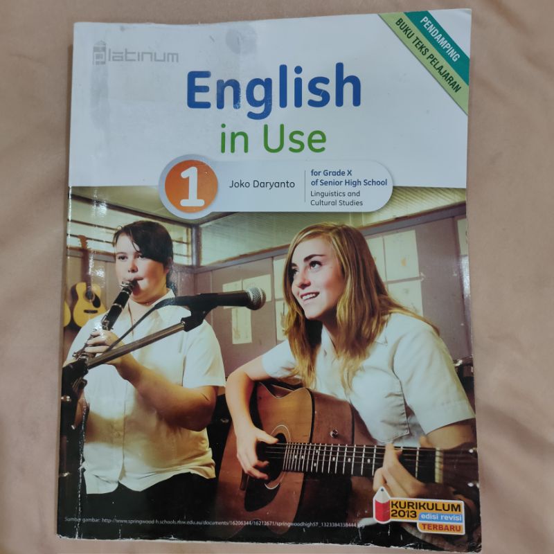 

Buku English in Use SMA/MA kelas X