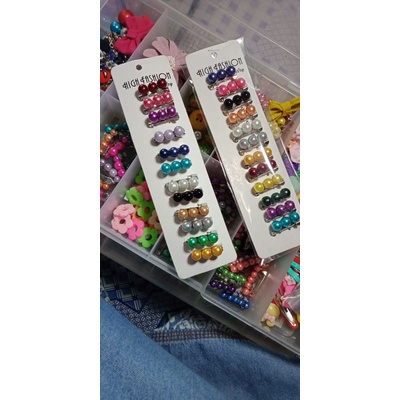 (12 Pcs ) Peniti Dagu Mutiara // Bros Dagu Mutiara