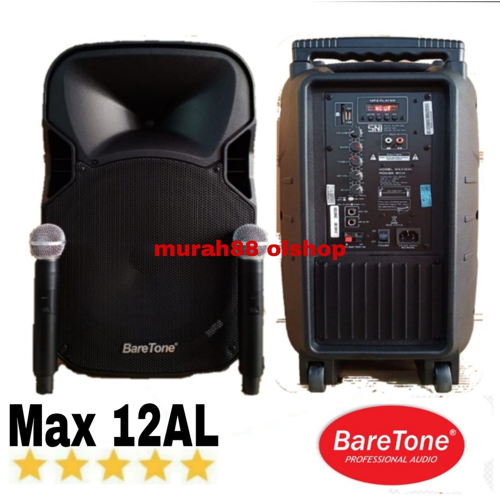 baretone 12 Speaker Baretone Max 12 Al 12inch Original BONUS CEK DEKRIPSI