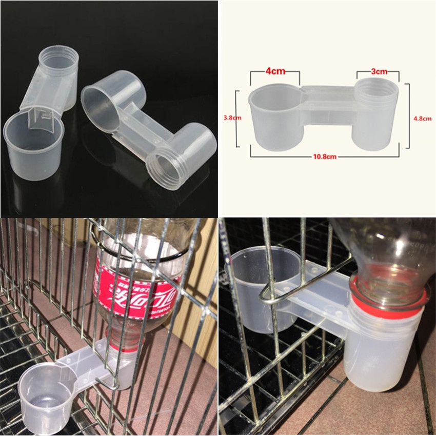 Botol Air Minum Bahan Plastik Untuk Burung Merpati / Hamster