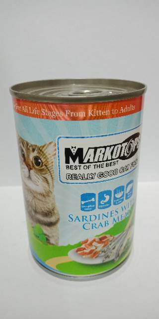 Markotops kaleng 400gr | Markotops wetfood