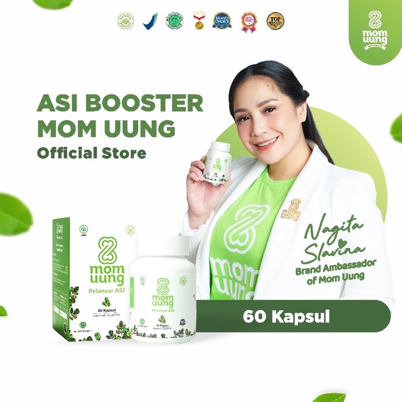 MOM UUNG Asi Booster Pelancar ASI New Edition 30 kapsul dan 60 kapsul