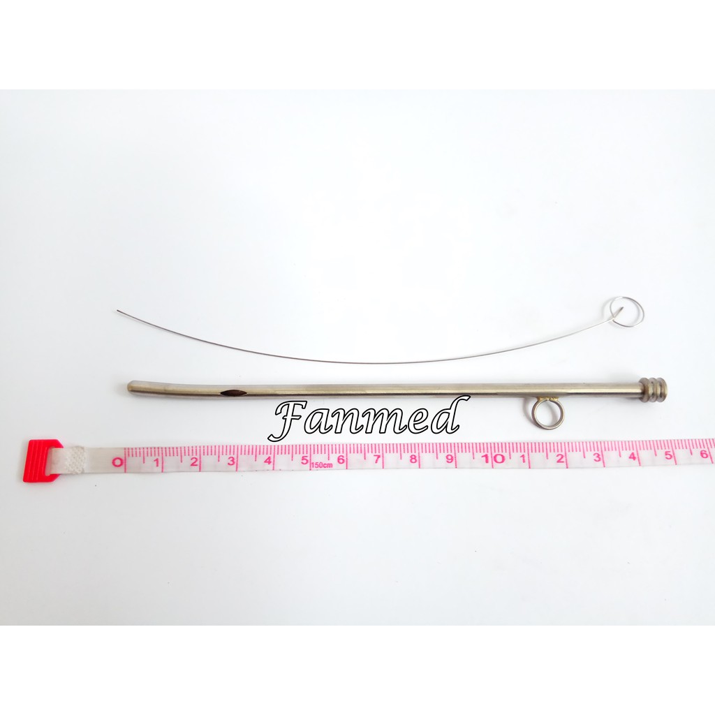 Metal Kateter Urin Cateter stainless steel 12FR Arugamed