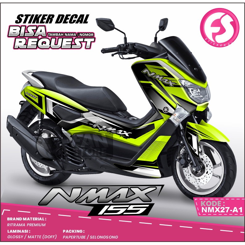 Sticker Nmax Full Body Decal Nmax 2019 Full Body Dekal Nmax Striping Nmax 155 2019 - Kode NMX27