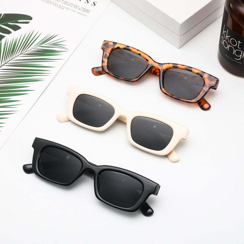 OVERFLOWS.ID kacamata Fashion Import Jennie Unisex Wanita Pria Kaca Mata Pendek Sunglasess