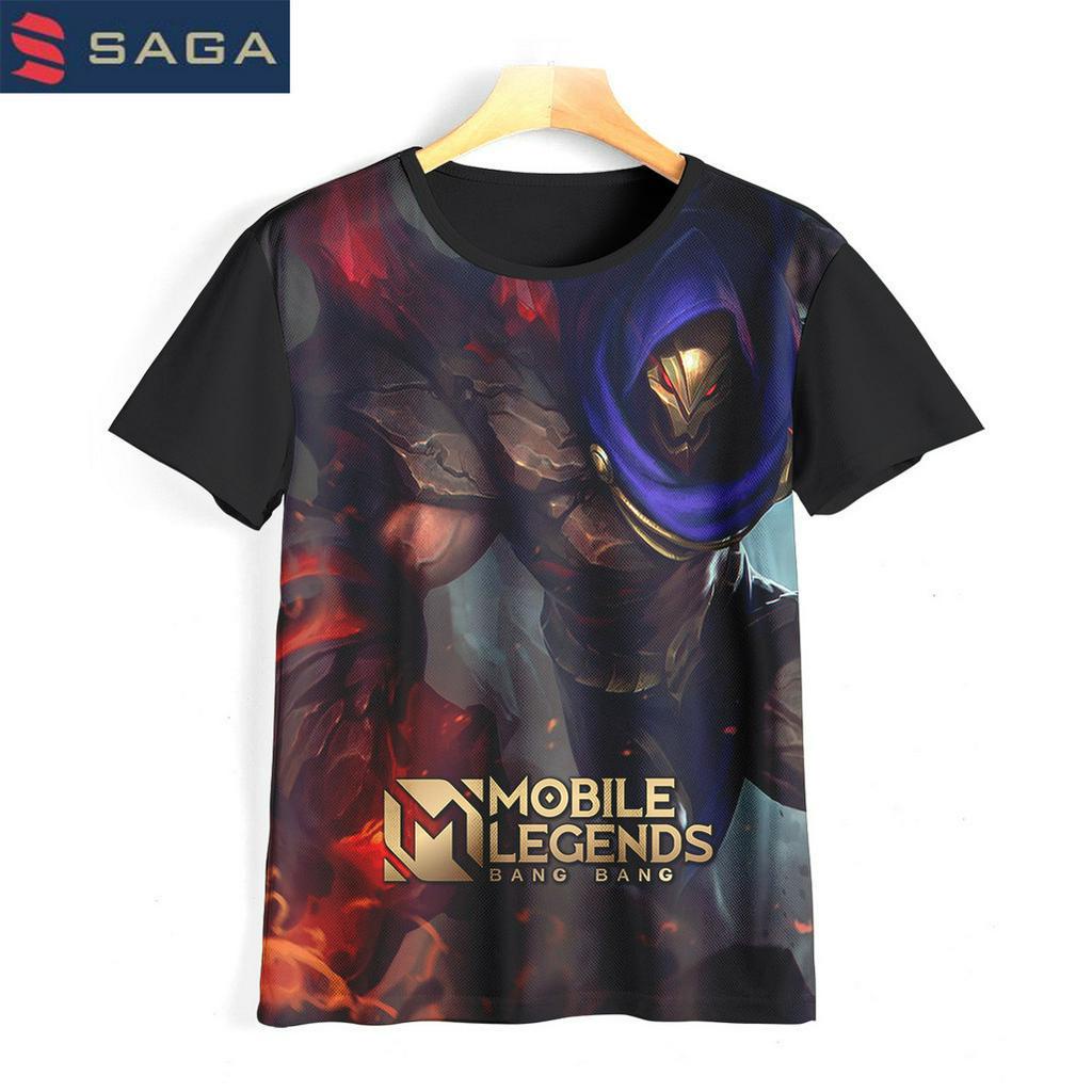 Kaos Anak Mobile Legend Aldous Baju Kartun Tv Animasi Baju 3D Permainan Mobile Legends Aldous 06Ml00