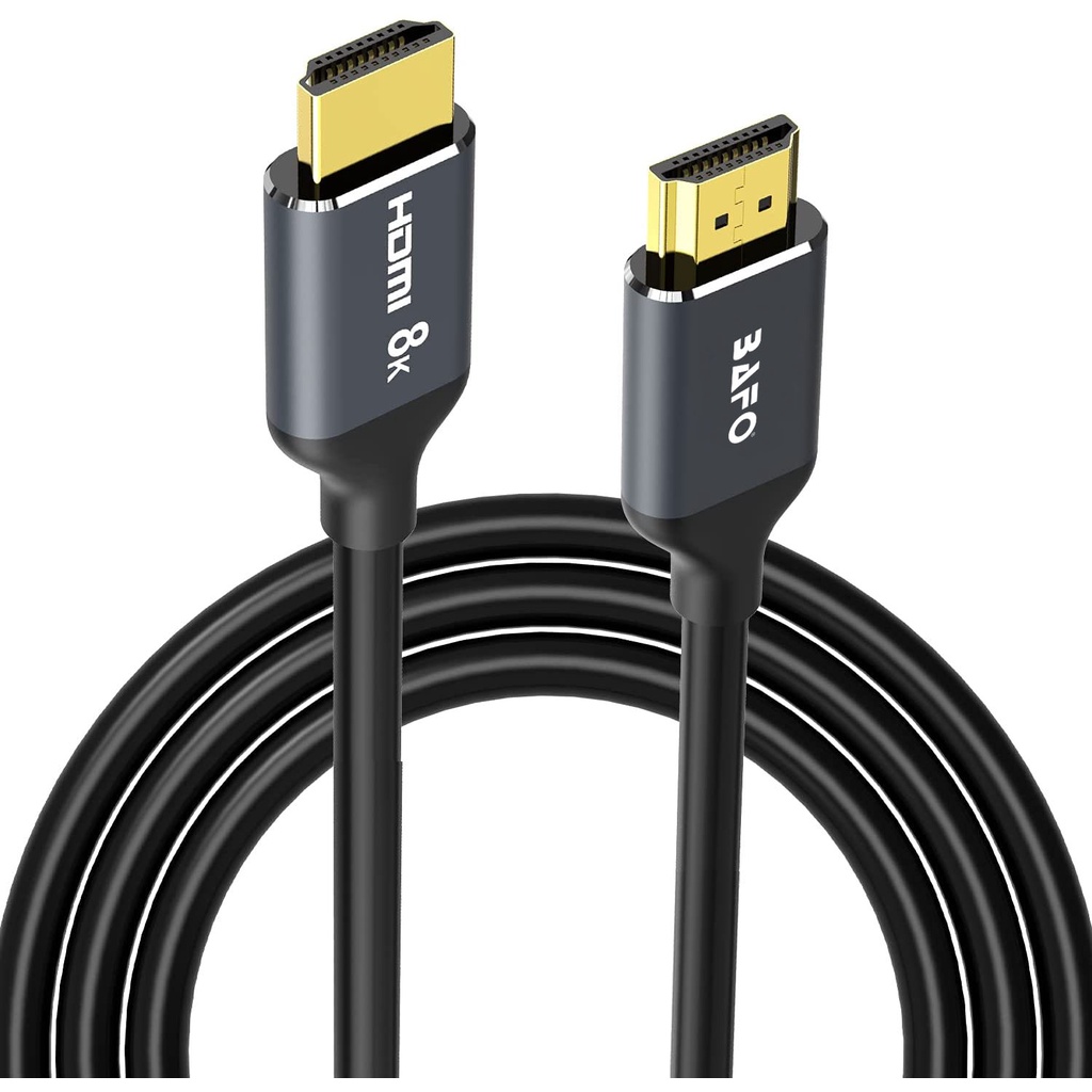 Kabel hdtv 2.1 bafo 5 meter gold m-m 8k 60hz UHD hdr hdcp ethernet 8k-5m-v2.1 - cable hdtv male 4k 2k