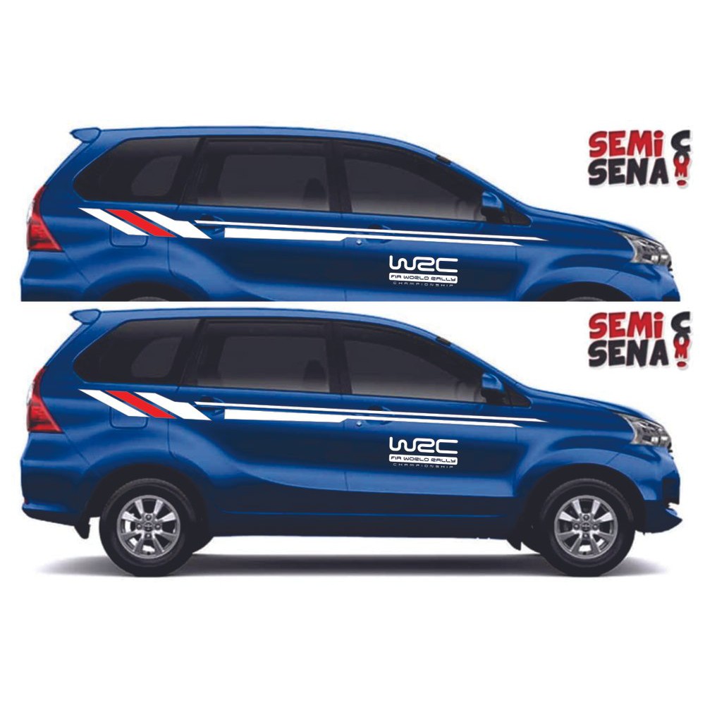 Stiker Mobil Cutting Sticker Mobil Avanza Brio Mobilio Calya Agya Stiker Stripe Universal Shopee Indonesia