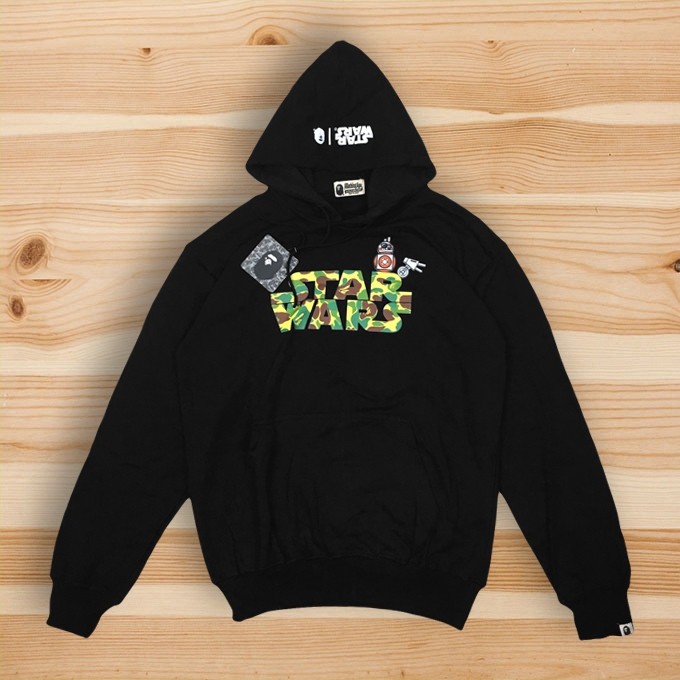 black and green bape hoodie