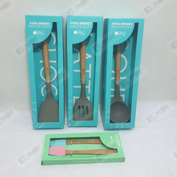 STEIN Quartet Promo Sutil Spatula Set 6pc Soup Latte Choco Duo Candy