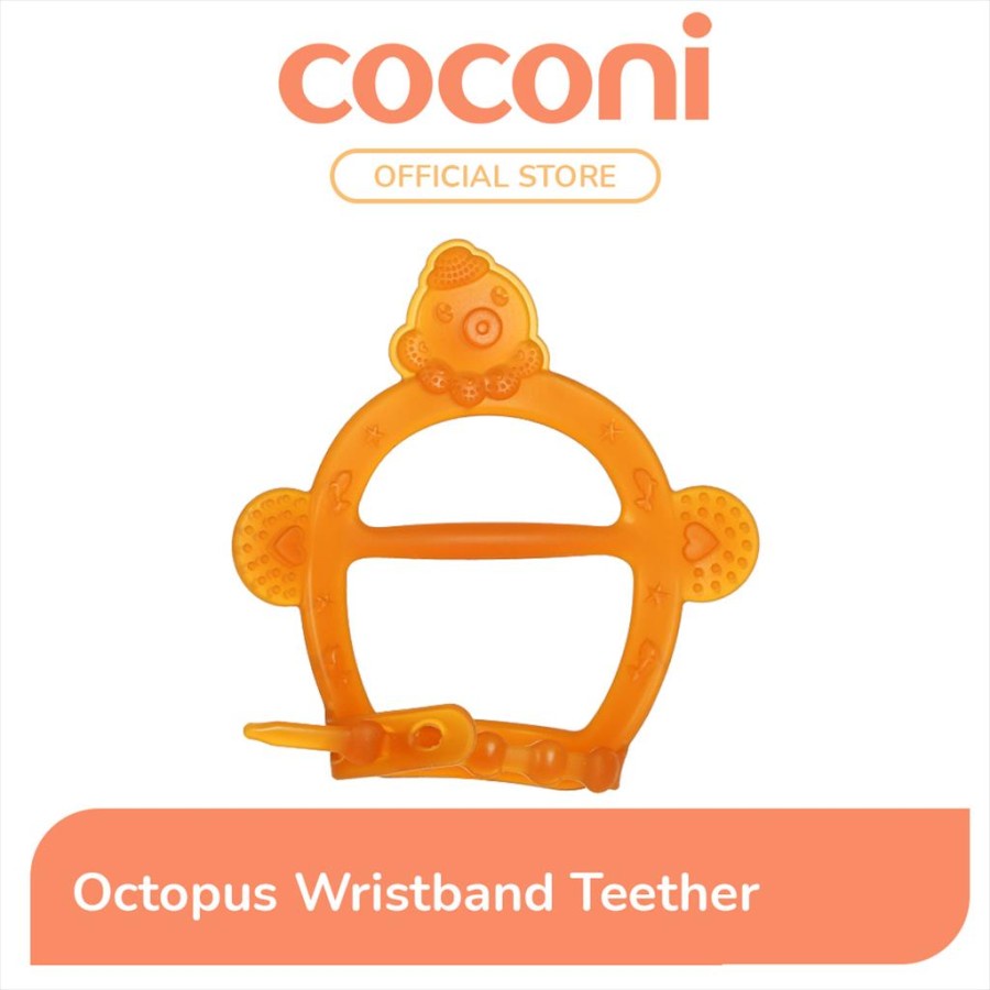 Coconi Octopus Wristband Teether With Case