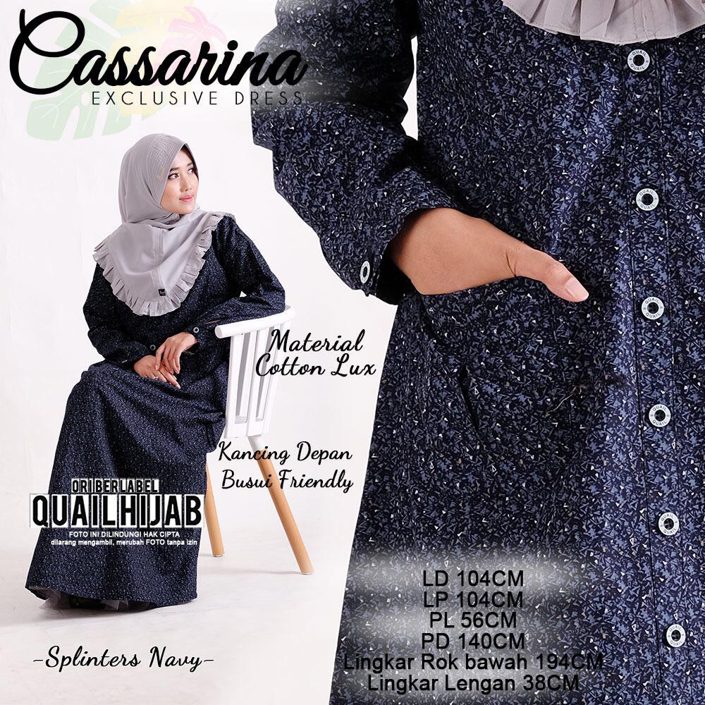 Gamis Cassarina Quail Hijab