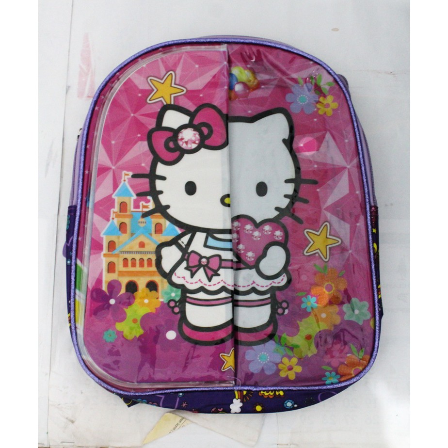 TAS ANAK 3 GAMBAR TAS ANAK SEKOLAH TAS ANAK IMPORT CEWEK FROZEN Hello Kitty LITTLE PONY TERBARU MURAH