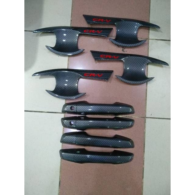 Paket outer+ cover handle motif carbon all new CRV turbo 2017-2019