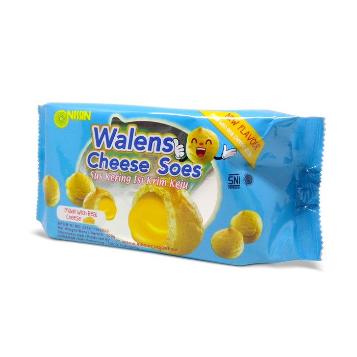 

NISSIN WALENS CHEESE SOES 100GR /PCS