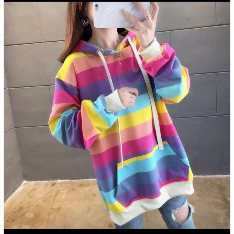 MDLV ~ 953 Sweater Rainbow Fleece Import