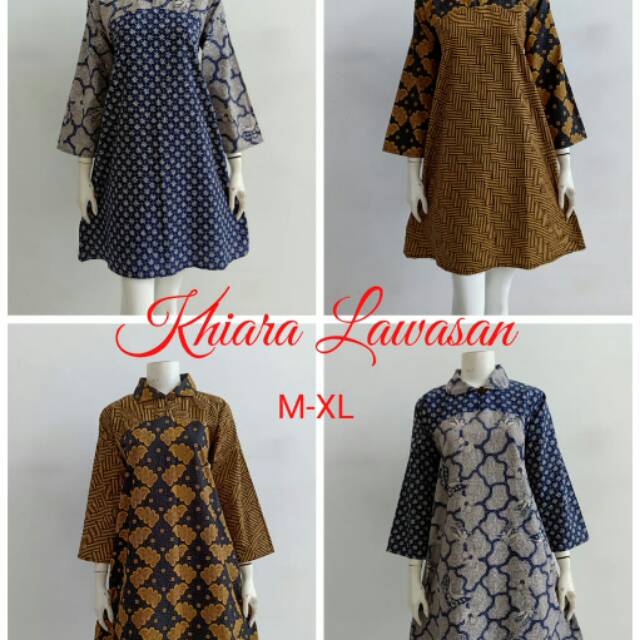 Tunik batik.tunik batik lawasan.tunik.batik khiara lawasan