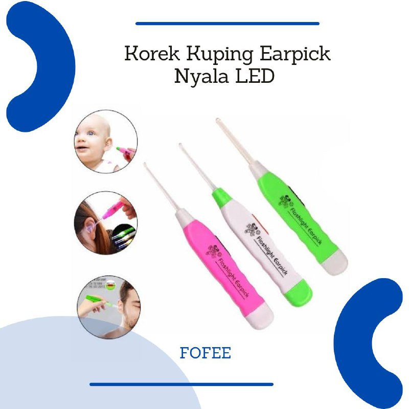 KK5 - KOREK KUPING SENTER NYALA EARPICK FLASH LIGHT GROSIR RESELLER DROPSHIP TERMURAH SURABAYA