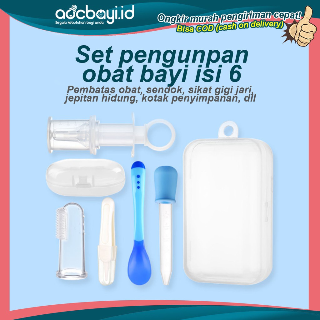 ☀ACCBAYI☀ ACC0010 Paket Peralatan Kesehatan Obat Pembersih Makanan Bayi 1 Set