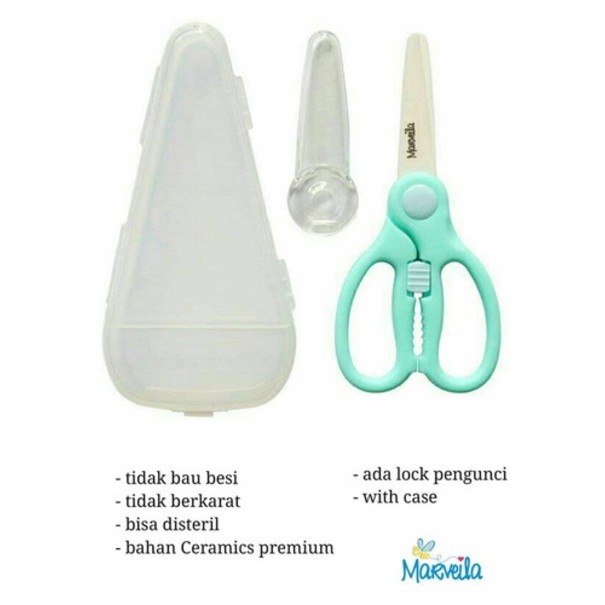 Marveila Premium Food Scissors With Travel Case