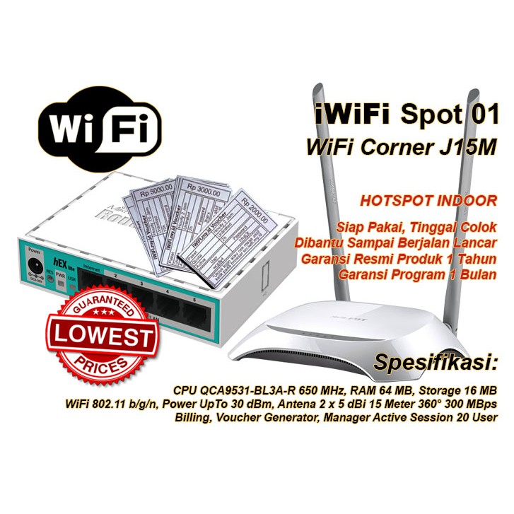 Alat Usaha Wifi Hotspot Cocok Untuk Cafe Warkop Iwifi Spot 01 Shopee Indonesia