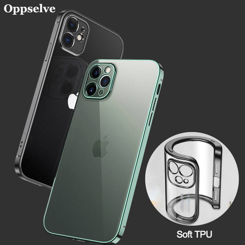 Casing Iphone 11 12 Pro Max Mini 7 8 Plus X Xs Max Xr Transparan