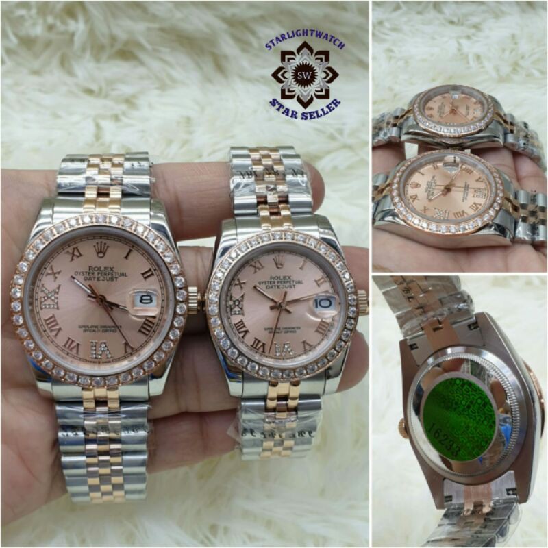 JAM TANGAN ROLEX DATEJUST COUPLEAN AUTOMATIC STAINLESS KUALITAS ORIGINAL
