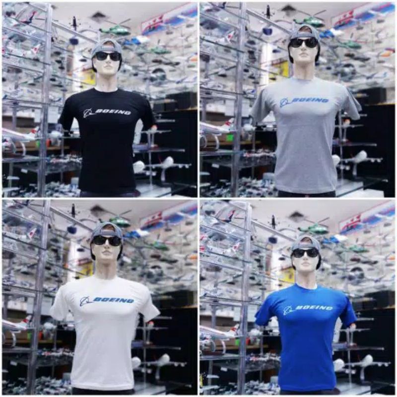 T-SHIRT KAOS BOEING PESAWAT
