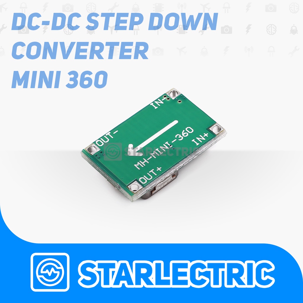 Step Down Mini360 Buck Converter Mini 360 2A  DC To DC 5V-23V to 1-17V