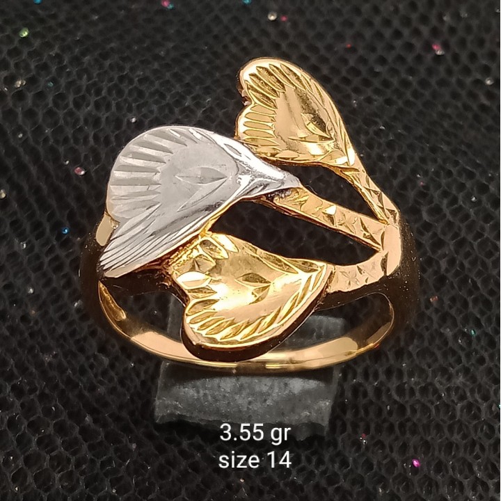 Cincin Emas 17 K - 3.55 gr Kadar 750 - 3409