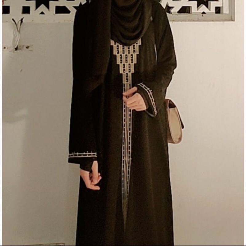 GAMIS ABAYA BORDIR EXCLUSIVE SYAR’I CANTIK ELEGAN MURAH BEST SELLER !!