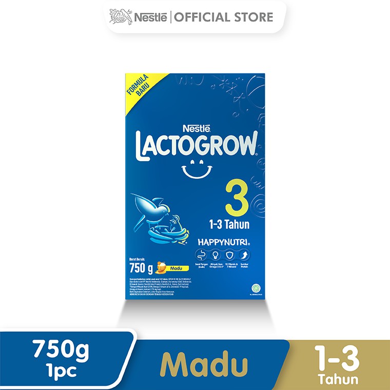 

LACTOGROW 3 MADU 750GR