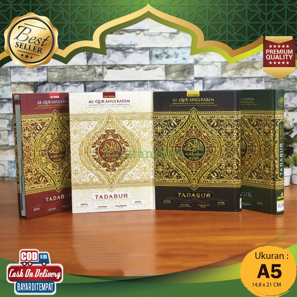 Jual A Mushaf Alquran Tadabur A Terjemah Tajwid Cordoba Alquran Terjemahan Dan Tajwid