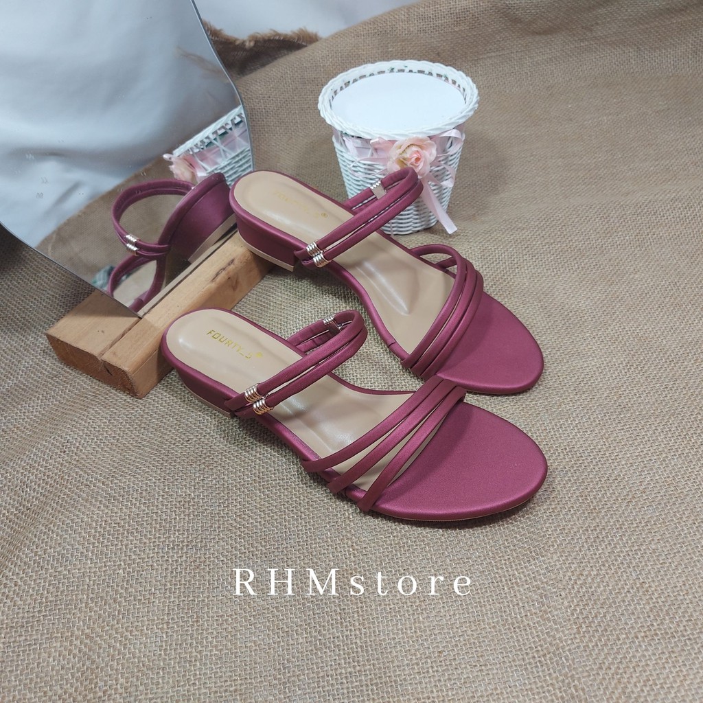 Sandal Hak Tahu 3 cm RHM K-06