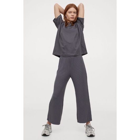 H*M RIB KNIT TROUSERS-ORIGINAL